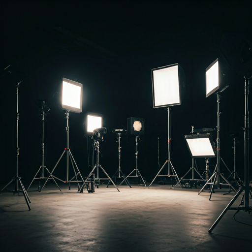 Cinematic production set