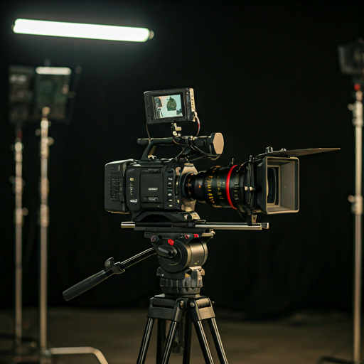 Cinematic film set in Nigeria with professional cameras